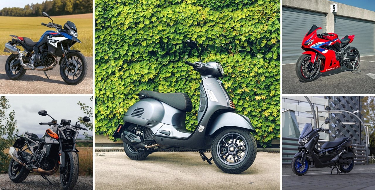 Motorradmarkt Österreich Q3 2025: Vespa führt, BMW stark