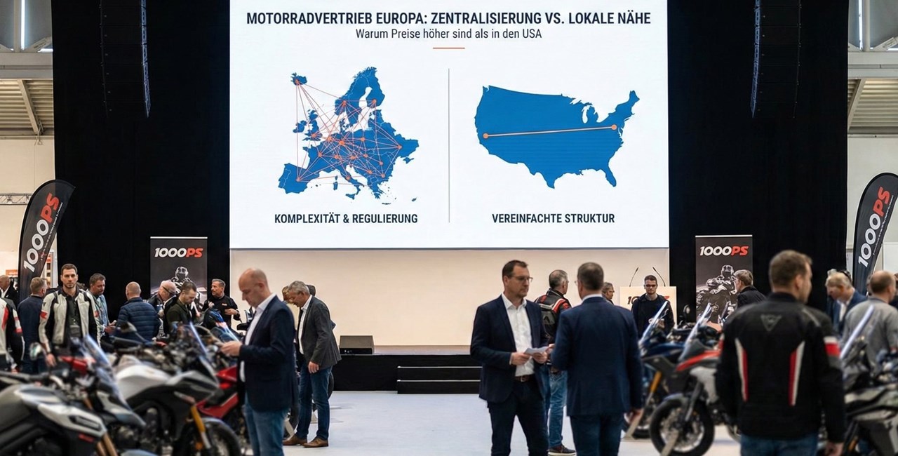 Motorradvertrieb in Europa zwischen Zentralisierung und Kosten