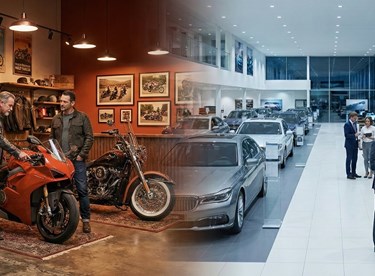 Motorradhandel tickt anders als Autobranche