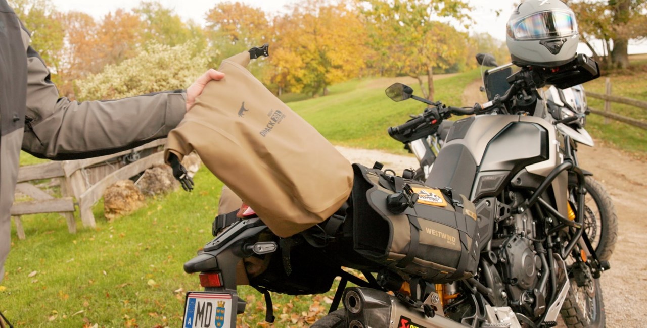 Westwind Moto - ein Honigdachs im Motorrad-Gepäckmarkt