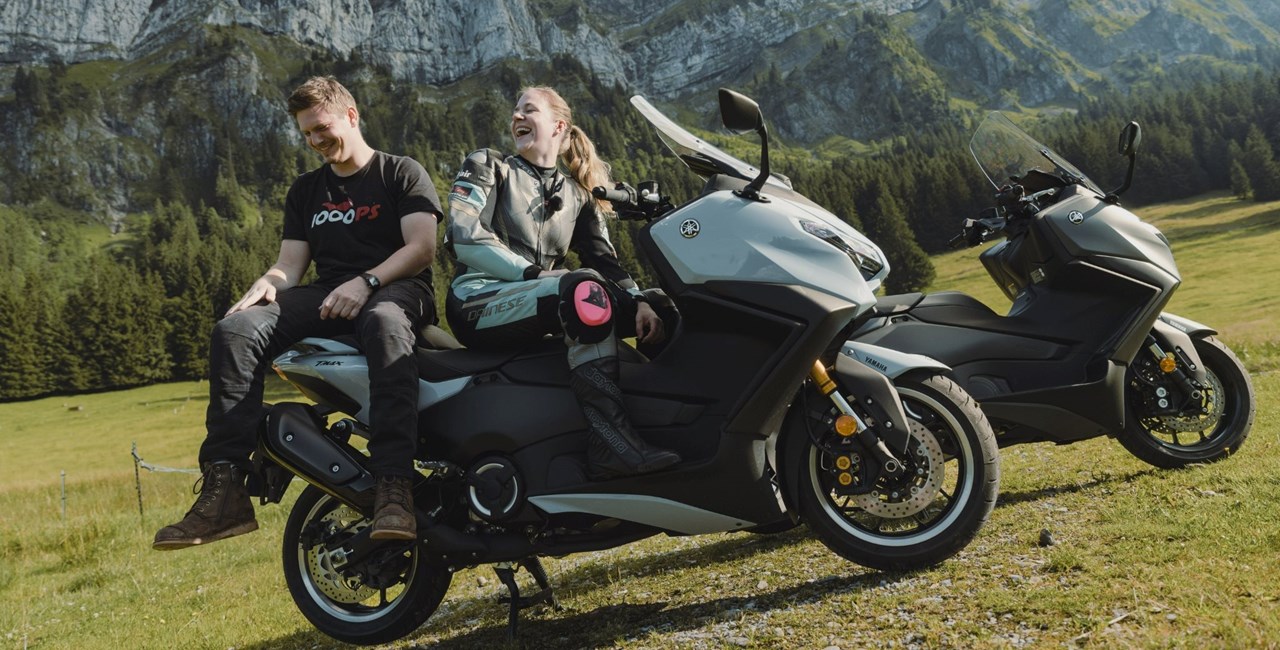 Yamaha TMAX vs TMAX Tech Max: Test in der Region Luzern