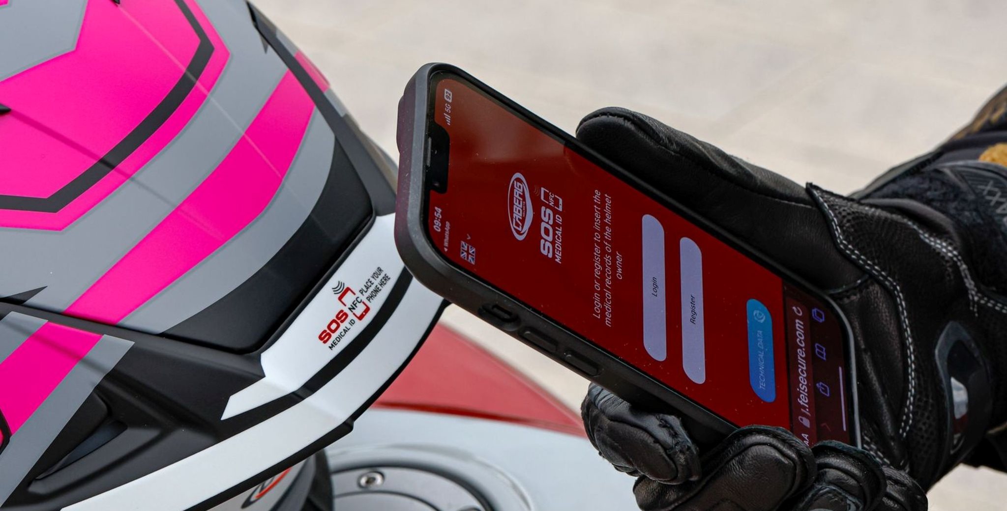 Caberg SOS Medical ID: Mehr Sicherheit durch NFC im Helm