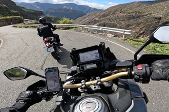 Motorradreise mit dem Sohn