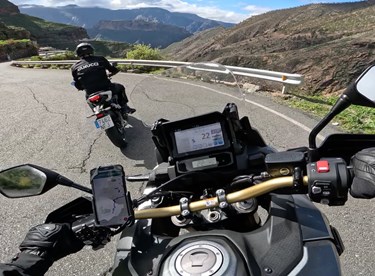 Motorradreise mit dem Sohn