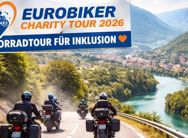 Eurobiker Charity Tour 2026: Motorradtour für Inklusion
