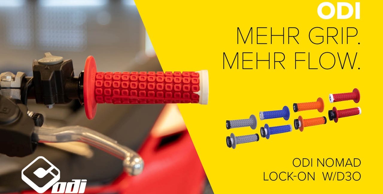 ODI NOMAD Lock-On D3O Griffe neu bei auner erhältlich