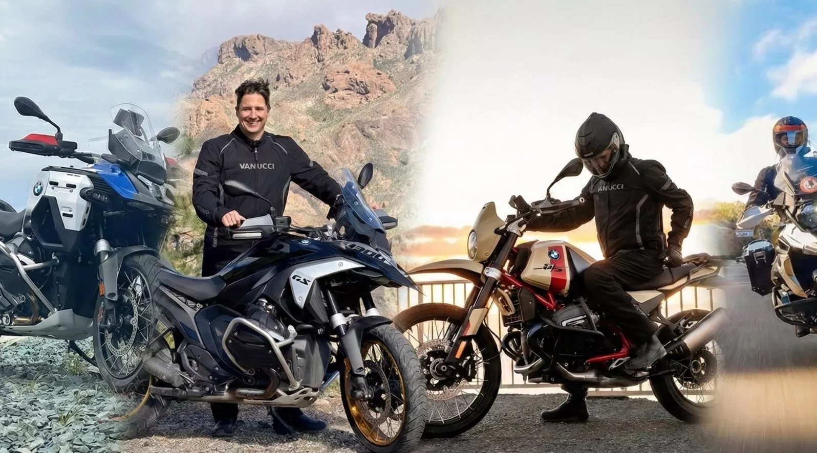 Four BMW GS Models Head-to-Head – NastyNils takes on twisty mountain roads, gravel, and highways to analyze just how different the R 12 G/S, R 1250 GS, R 1300 GS, and Adventure truly are.