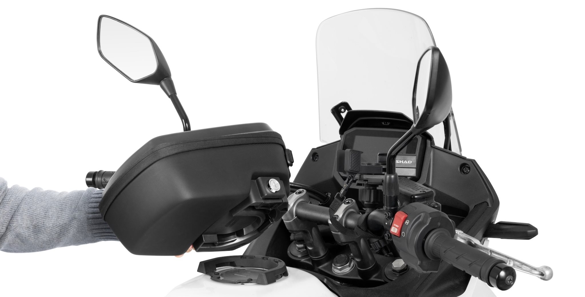 SHAD Click-System für über 200 Motorradmodelle