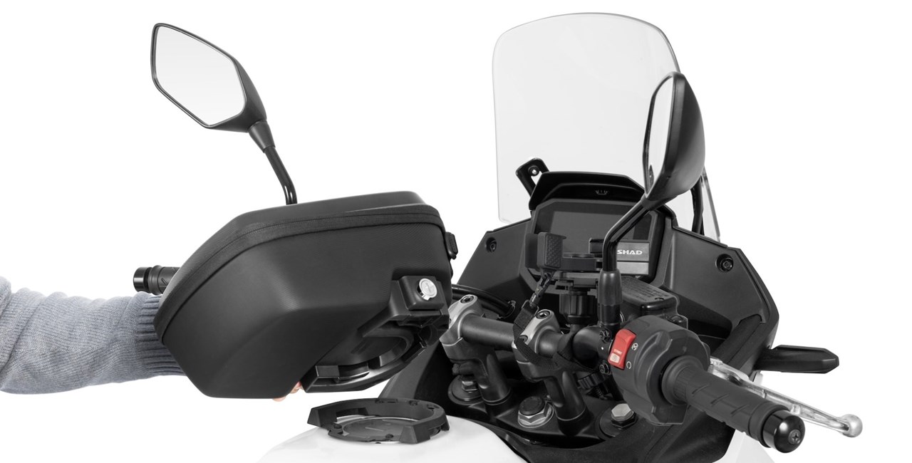 SHAD Click-System für über 200 Motorradmodelle