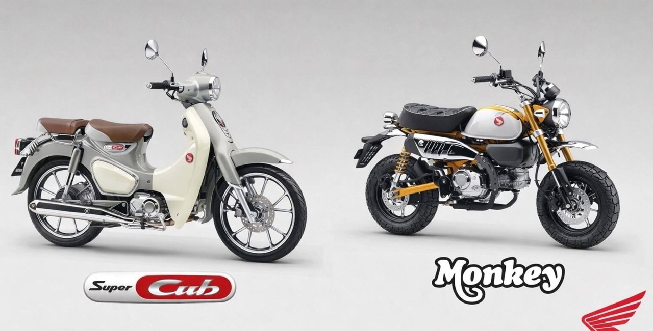 Honda Monkey 125 und Super Cub C125 mit neuen Farben 2026