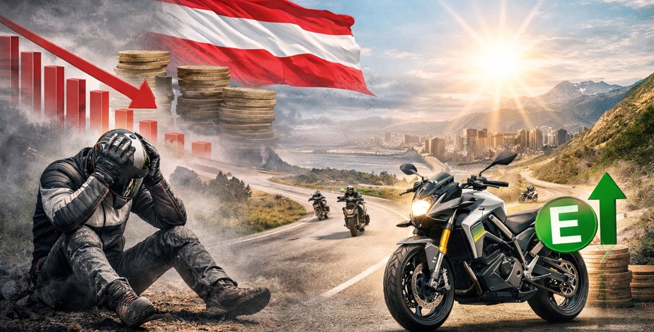 Motorradmarkt Österreich 2025 rückläufig - Ausblick auf 2026