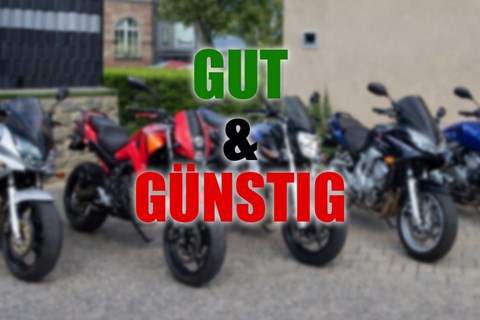 Günstige Motorräder bis 3.500 Euro die richtig Spaß machen