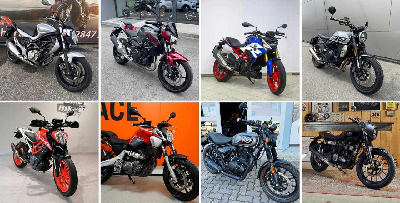 Gute Ein- und Wiedereinsteiger Motorräder bis 5000 Euro