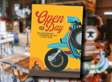 SIP Scootershop Open Day 2026 am 16. Mai