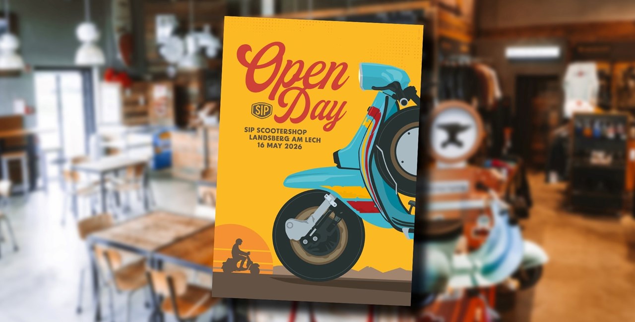 SIP Scootershop Open Day 2026 am 16. Mai