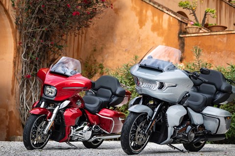 Harley-Davidson Street Glide und Road Glide Limited mit VVT