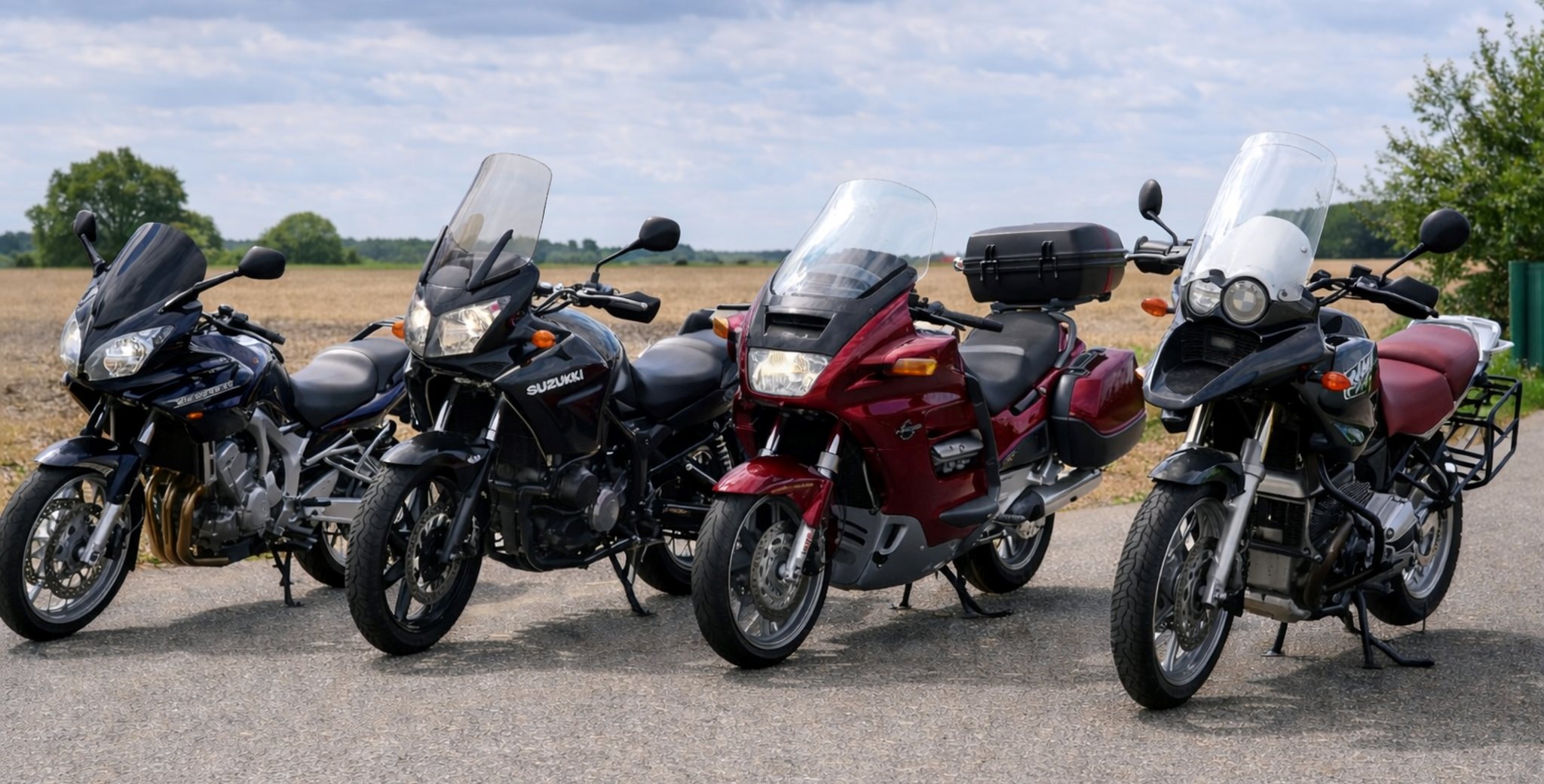 Tourentaugliche Motorräder unter 3.500 Euro