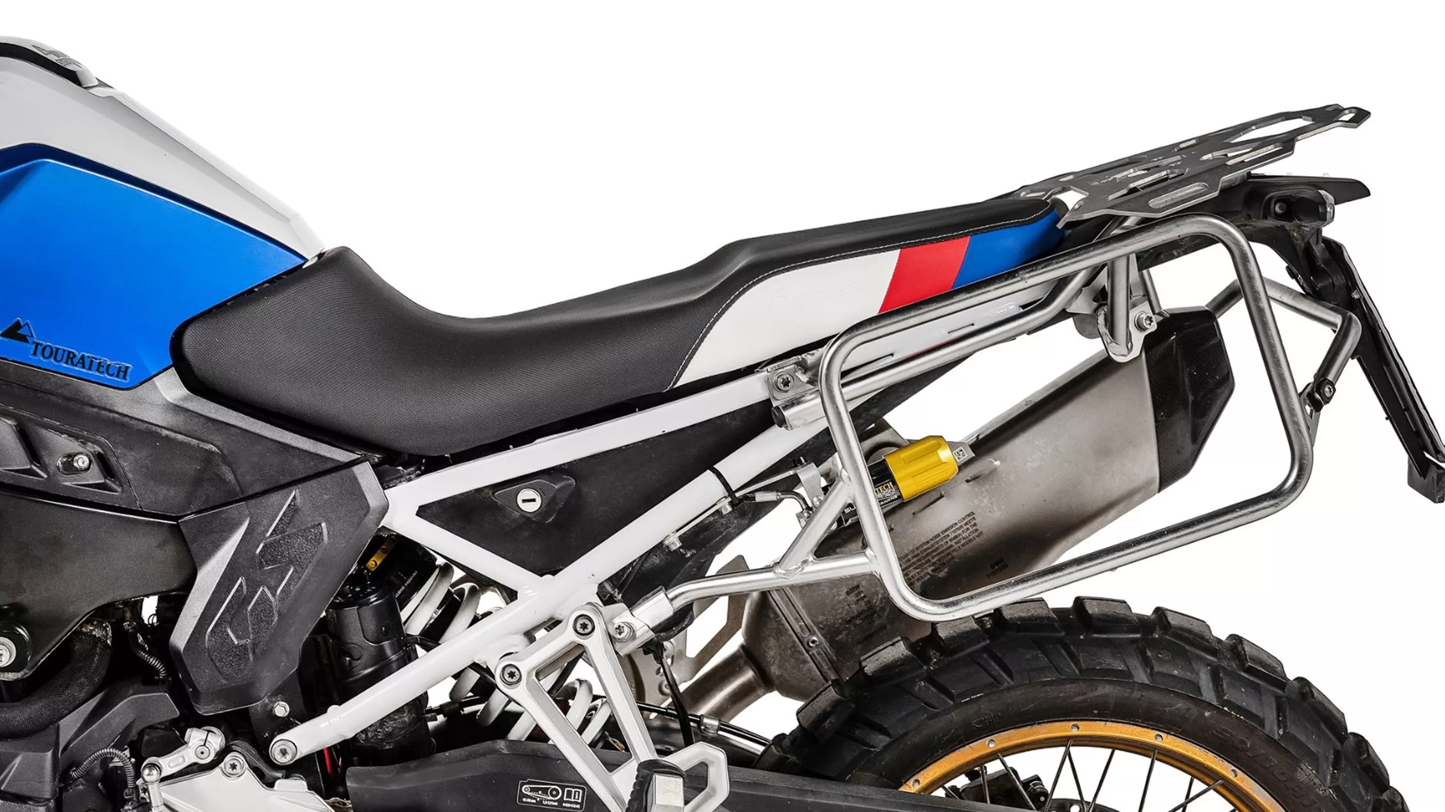 BMW F 900 GS Touratech Comfort Seat in Trophy Design BMW F 900 GS Touratech Comfort Seat in Trophy Design