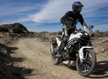Kawasaki KLE500 2026 Test in Spanien