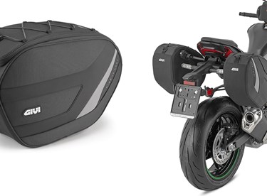 GIVI EASY12 Seitentaschen: Kompakte Softbags mit Stealth-System