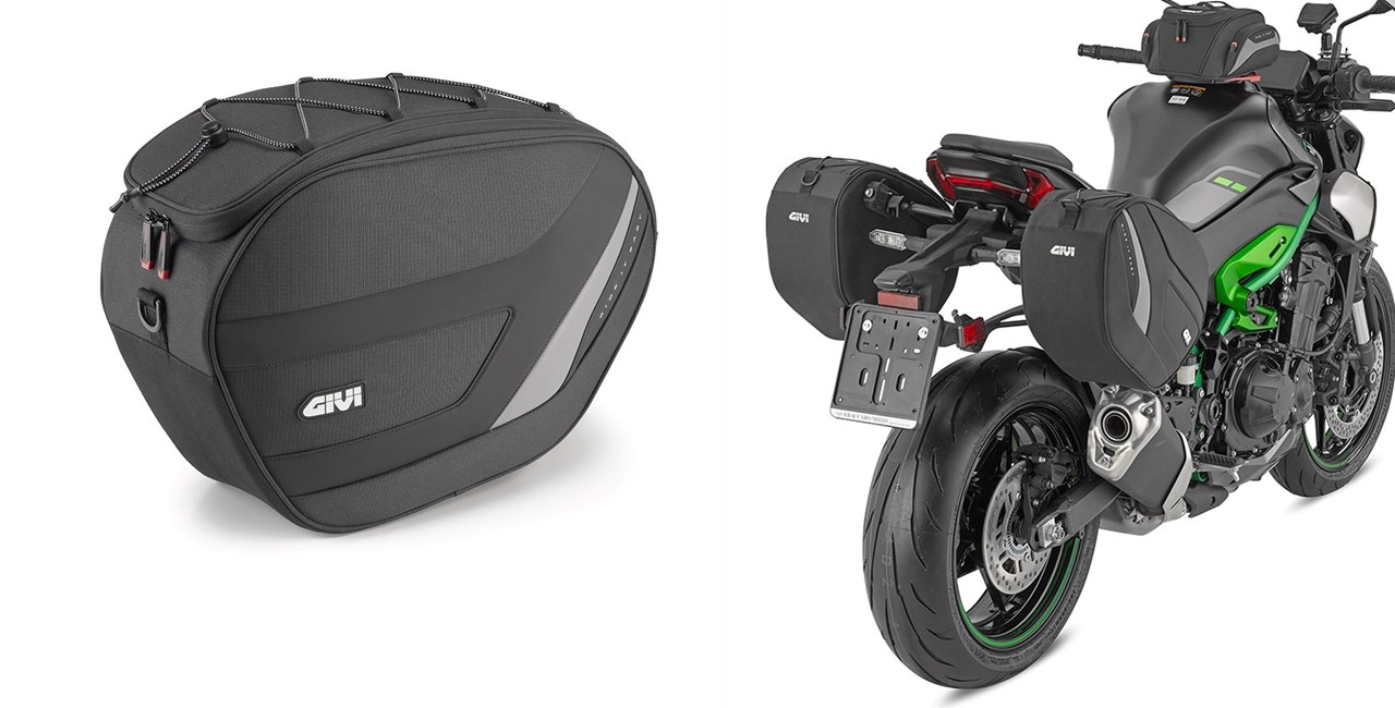 GIVI EASY12 Seitentaschen: Kompakte Softbags mit Stealth-System