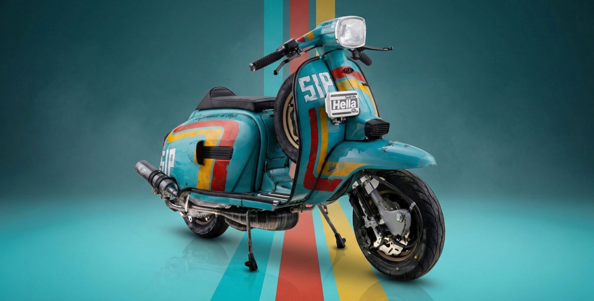 Lambretta DL 69 Demonstrator - SIP Custom Roller