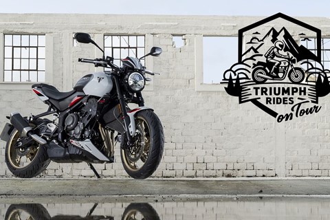 TRIUMPH Rides on Tour 2026: Probefahren statt Prospekt