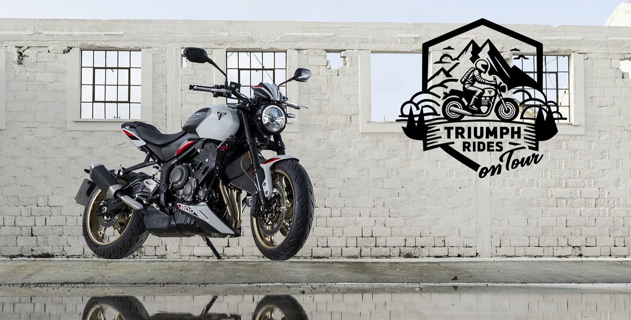 TRIUMPH Rides on Tour 2026: Probefahren statt Prospekt