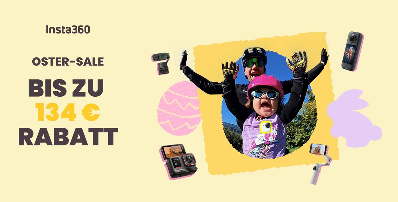 Insta360 Oster-Sale: Actioncams für jedes Motorrad-Budget