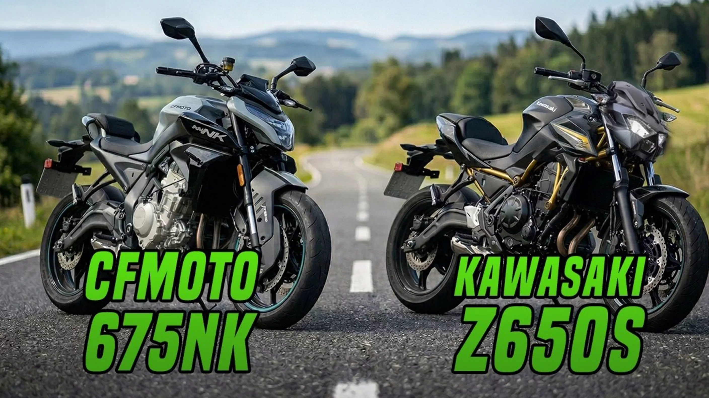 CFMOTO 675 NK vs Kawasaki Z650 S im Vergleich CFMOTO 675 NK vs Kawasaki Z650 S im Vergleich