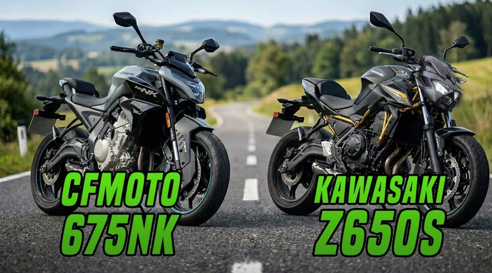 Zwei Mittelklasse-Naked-Bikes, zwei völlig unterschiedliche Charaktere: Die Kawasaki Z650 S setzt auf Kontrolle und Zugänglichkeit, die CFMOTO 675 NK auf Sound, Leistung und Emotion. Unser Vergleich zeigt, welches Bike im Alltag und auf der Landstraße mehr überzeugt.