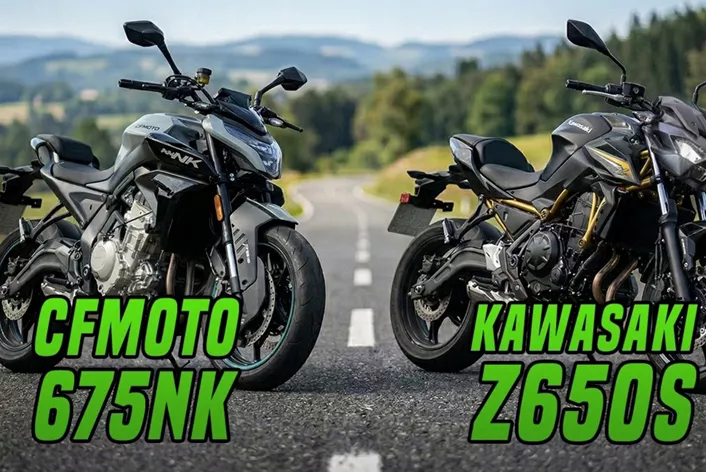 Dva naked motora srednje klase, dva potpuno različita karaktera: Kawasaki Z650 S se fokusira na kontrolu i pristupačnost, dok CFMOTO 675 NK donosi zvuk, snagu i emocije. Naša usporedba otkriva koji motor bolje dominira svakodnevnim vožnjama i cestama.