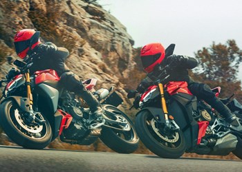 Ducati Streetfighter V2 vs. V4: Duell auf der Landstraße