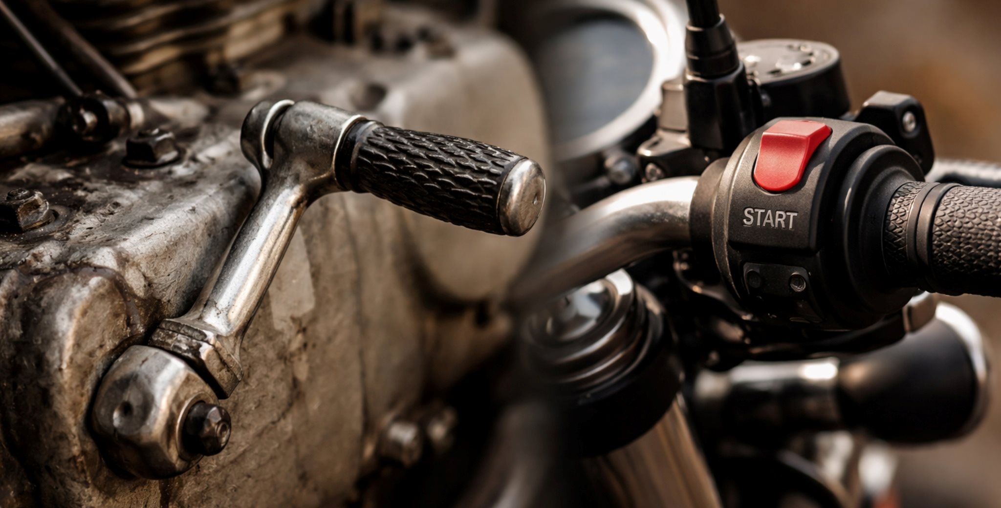 Warum der Kickstarter vom Motorrad verschwunden ist
