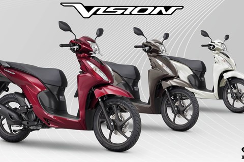 Honda Vision 110 2026 – Neue Farben für den City-Roller