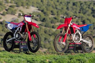 Nouvelle plateforme moteur et cadre pour le crosser de Honda