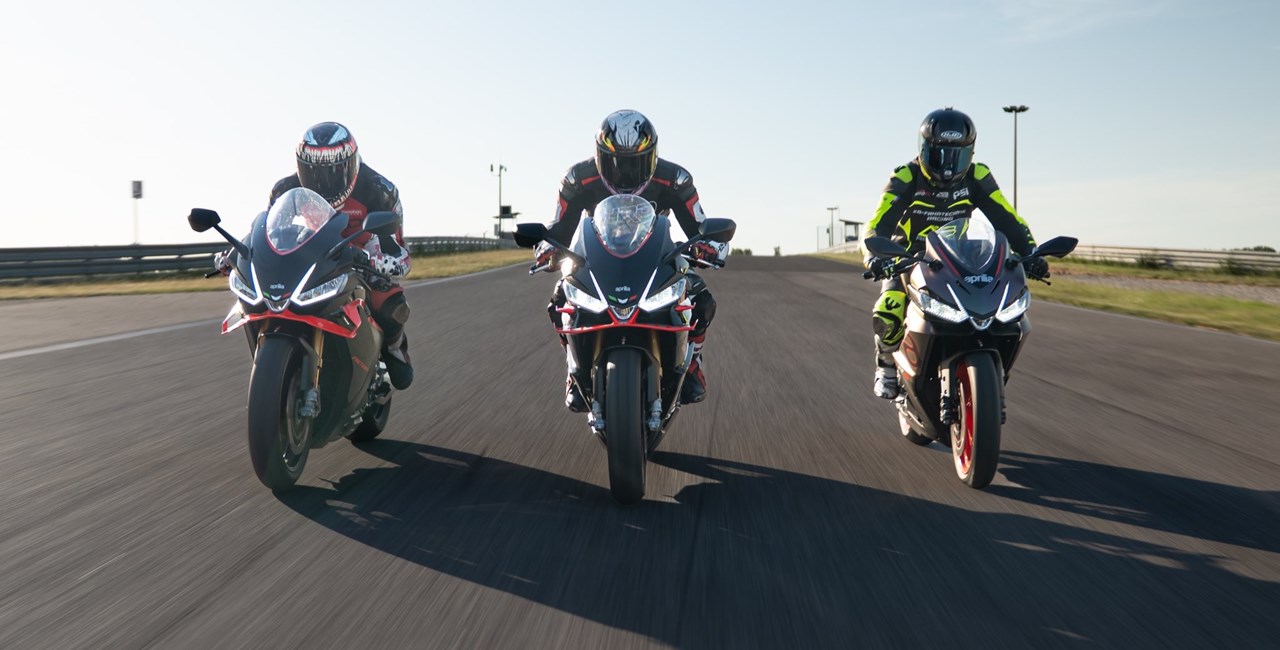 Aprilia RS 457, RS 660 Factory und RSV4 im Vergleichstest