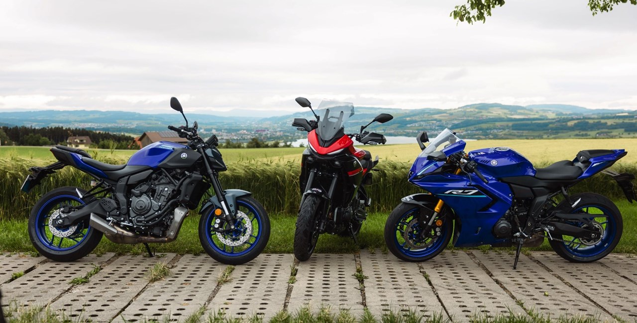 Yamaha CP2 mit 35 kW: MT-07, Tracer 7 und R7 im A2-Test