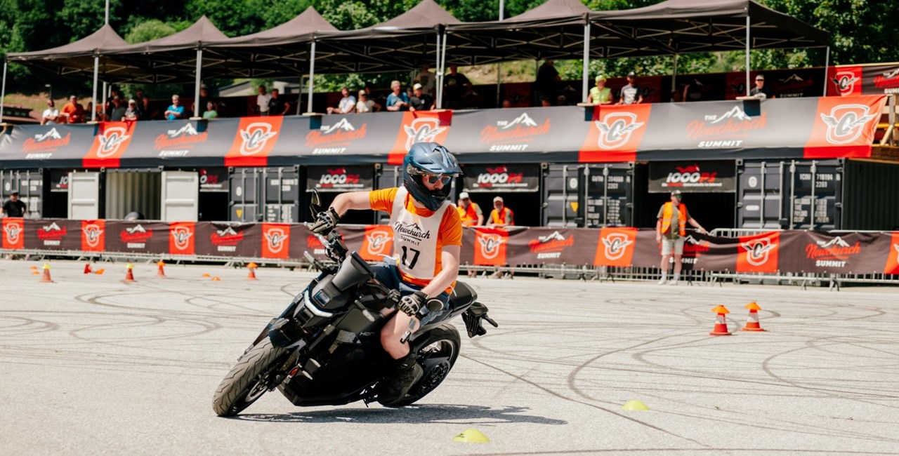 Moto Gymkhana beim Newchurch Summit