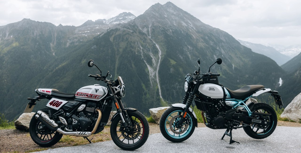 Triumph Tracker 400 vs. Royal Enfield Guerrilla 450