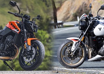 KTM 790 Duke vs. Triumph Trident 800 2026 im Test