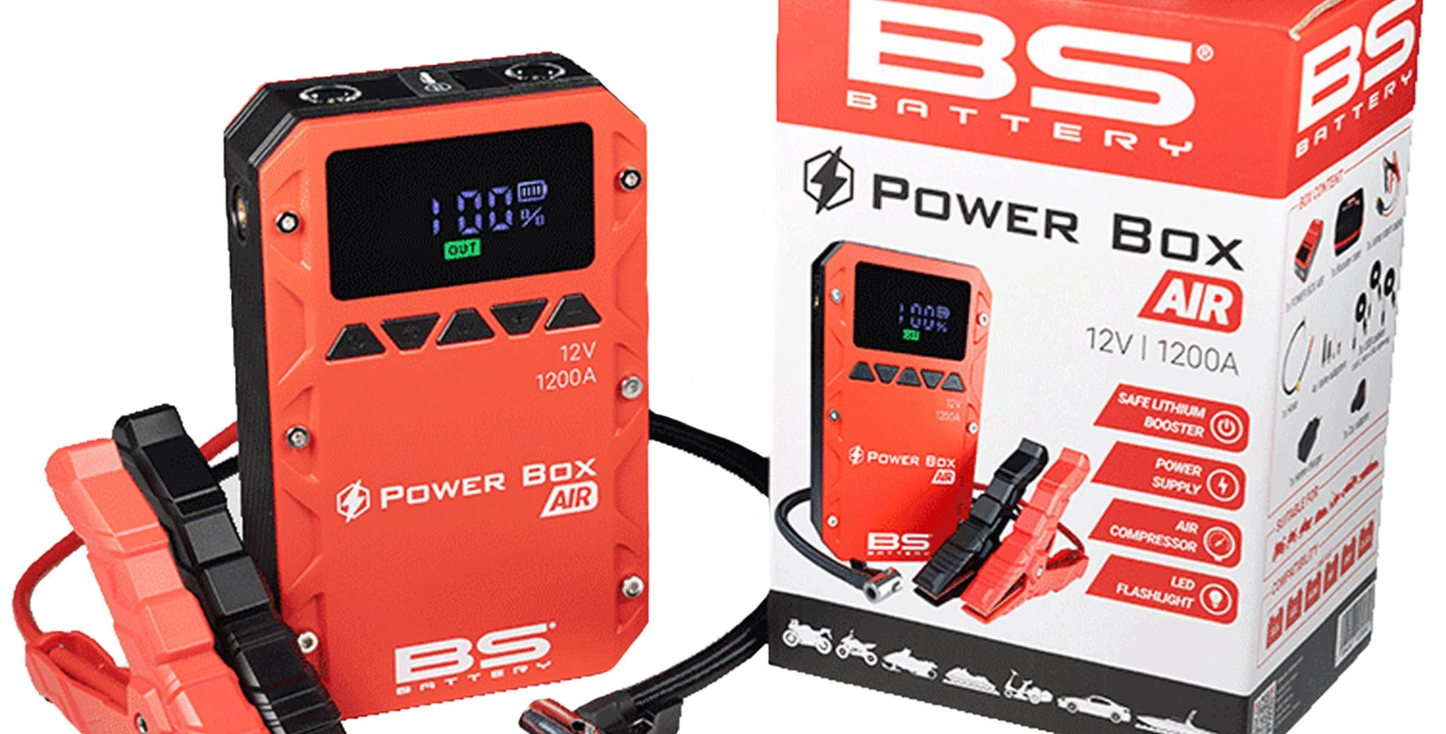 Šibka baterija ali premalo zraka v pnevmatiki lahko hitro prekineta motoristično turo. Touratech s Power Box AIR PB-02 ponuja kompaktno rešitev 4-v-1.