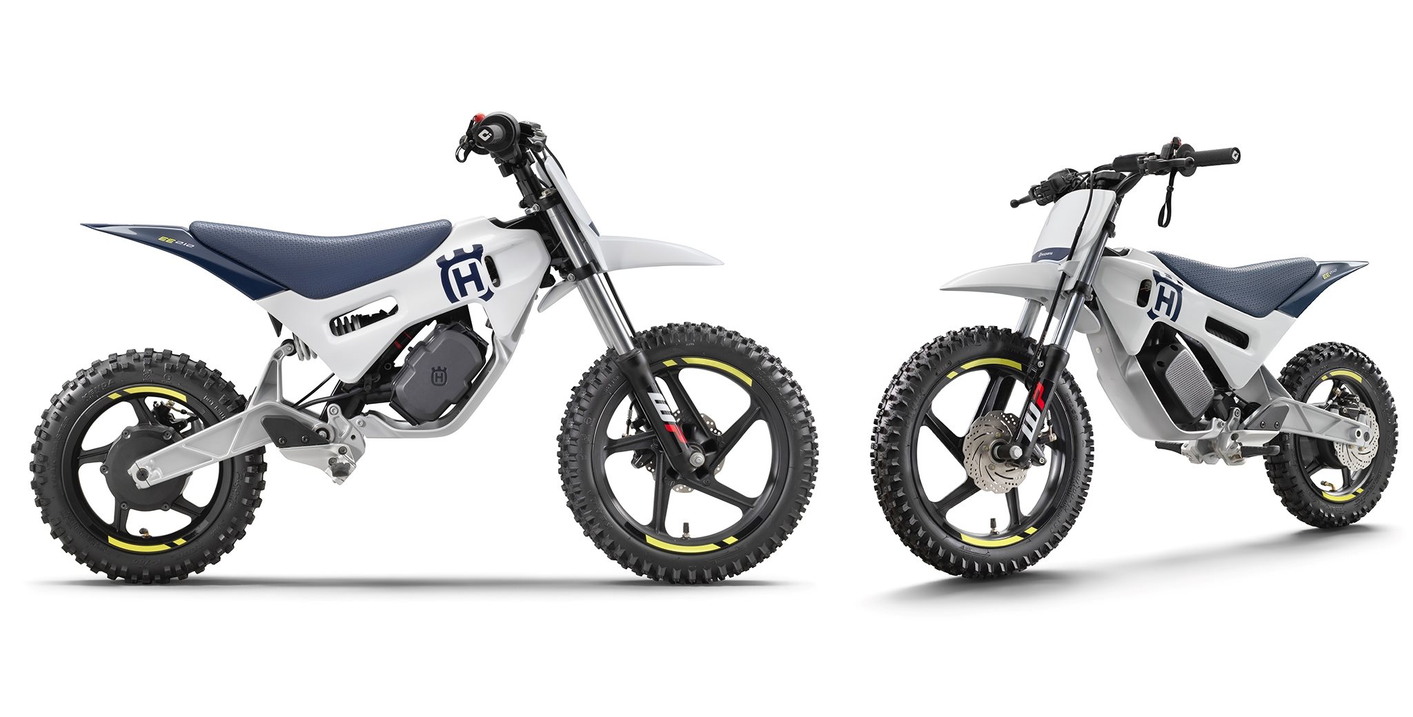 A Husqvarna EE 2.12 2027 kitölti a rést az EE 2 és az EE 3 között. 12 colos első kerékkel, 1,8 kW-os agymotorral és állítható ülésmagassággal a fiatal kezdőket célozza.
