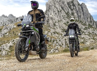 Kawasaki KLE 650 2027: Rallye-Optik mit Tempomat