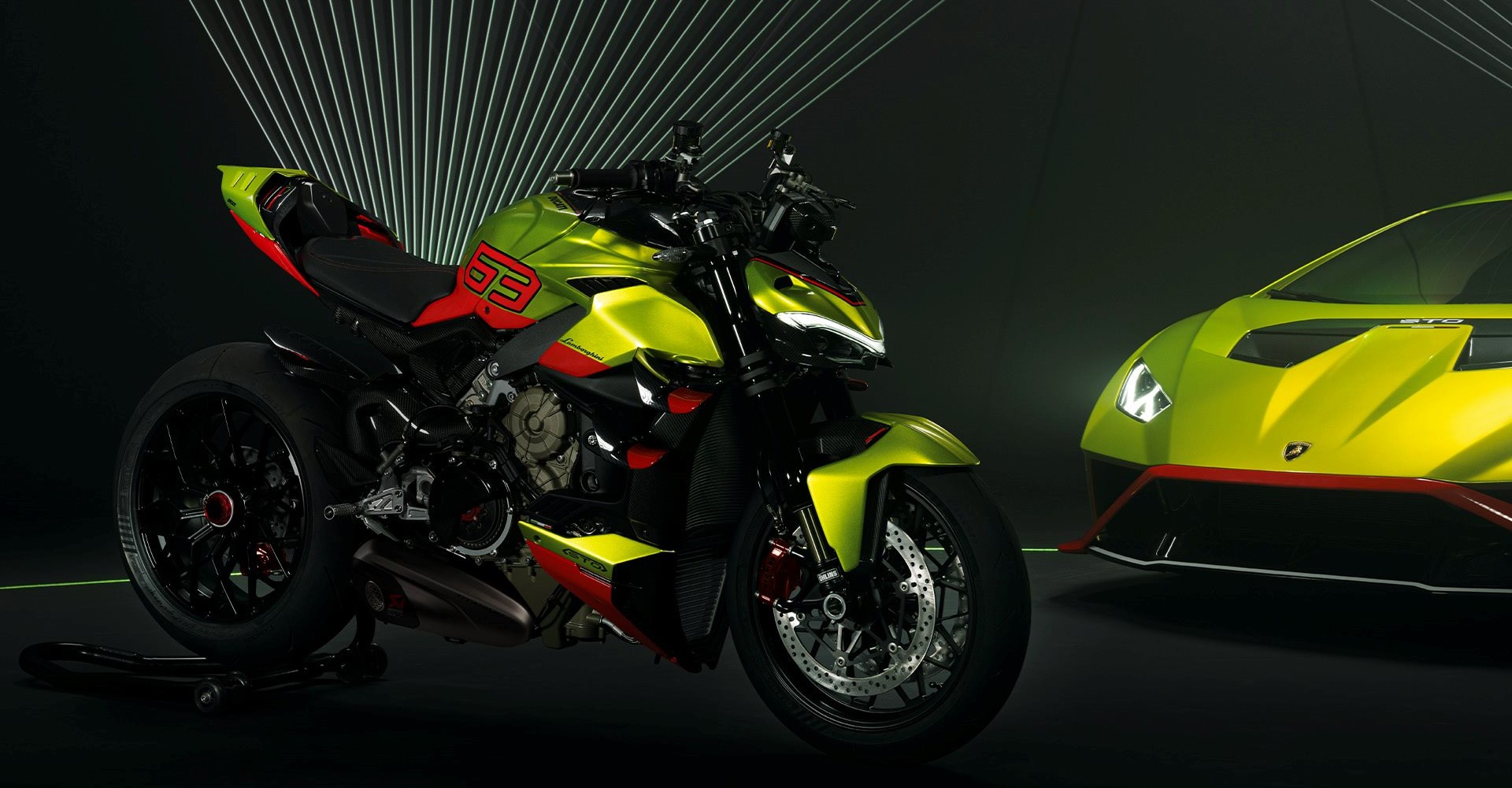 The Unexpected Formula - Die exklusivste Ducati Streetfighter, die je gebaut wurde -  inspiriert vom Lamborghini Huràcan STO. LEIDER AUSVERKAUFT ! 