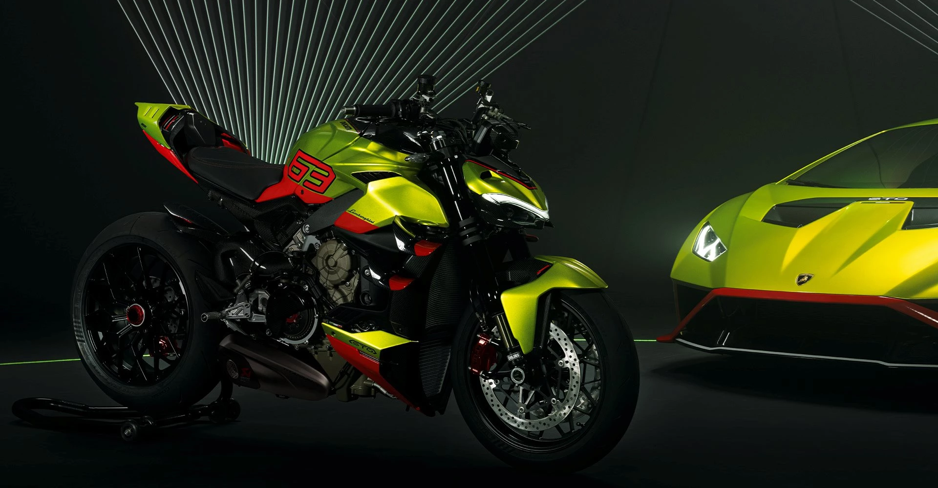 The Unexpected Formula - Die exklusivste Ducati Streetfighter, die je gebaut wurde -  inspiriert vom Lamborghini Huràcan STO. LEIDER AUSVERKAUFT !  The Unexpected Formula - Die exklusivste Ducati Streetfighter, die je gebaut wurde -  inspiriert vom Lamborghini Huràcan STO. LEIDER AUSVERKAUFT !