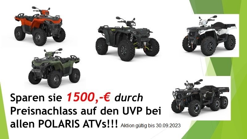 auf alle POLARIS ATVs! (Gültig bis 30.09.2023)