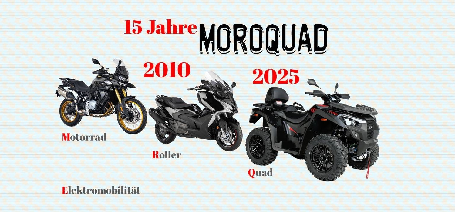 15 Jahre Motorrad Roller Quad Mobile Version