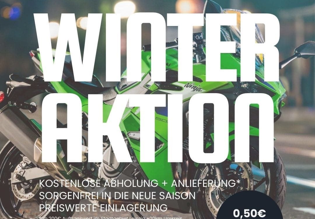 Wintereinlagerung bei uns für 0,50€ pro Tag Wintereinlagerung bei uns für 0,50€ pro Tag
