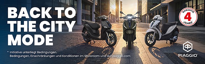 Piaggio Promo bis 30.09.2026. Mehr Infos...